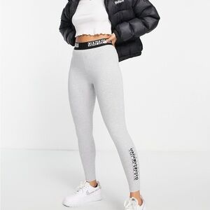 Napapijri Women's Light Gray Leggings XS